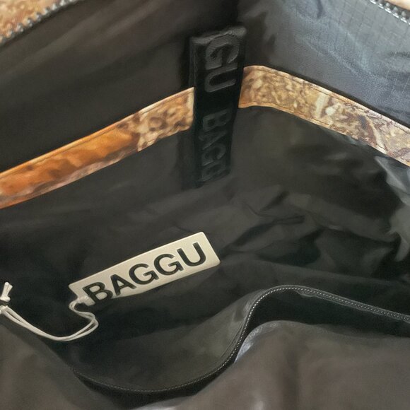 NWT Baggu Nylon Messenger Bag - Photo Forest - Picture 5 of 9